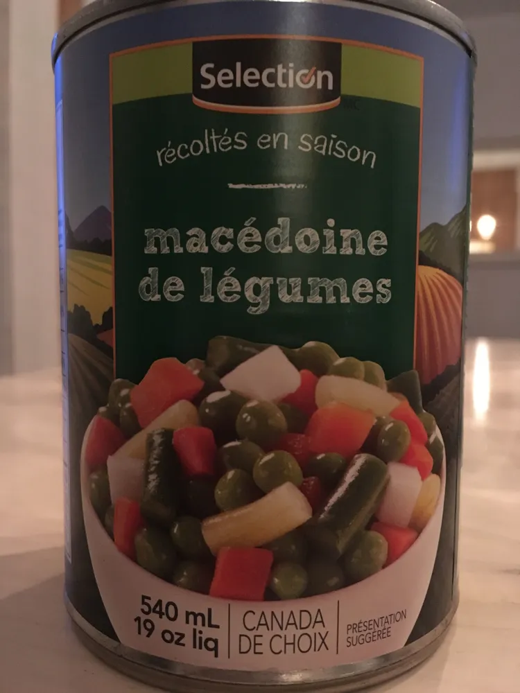 Macédoine de legumes