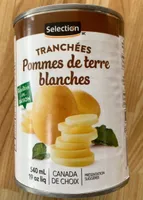 Pommes de terre blanches blanches