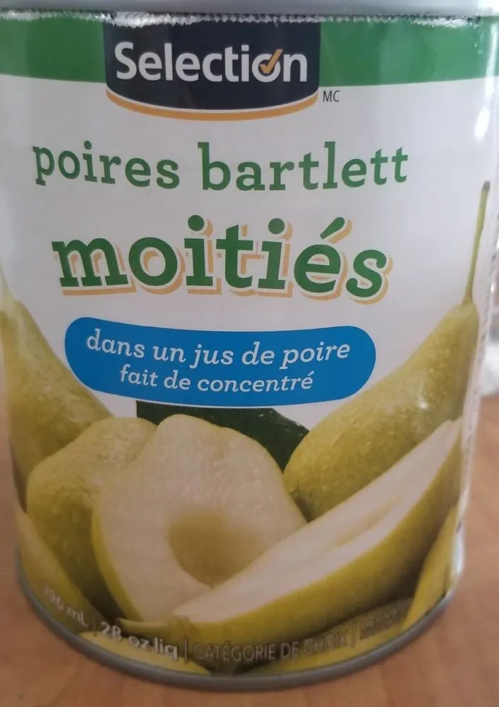 Poires bartlett