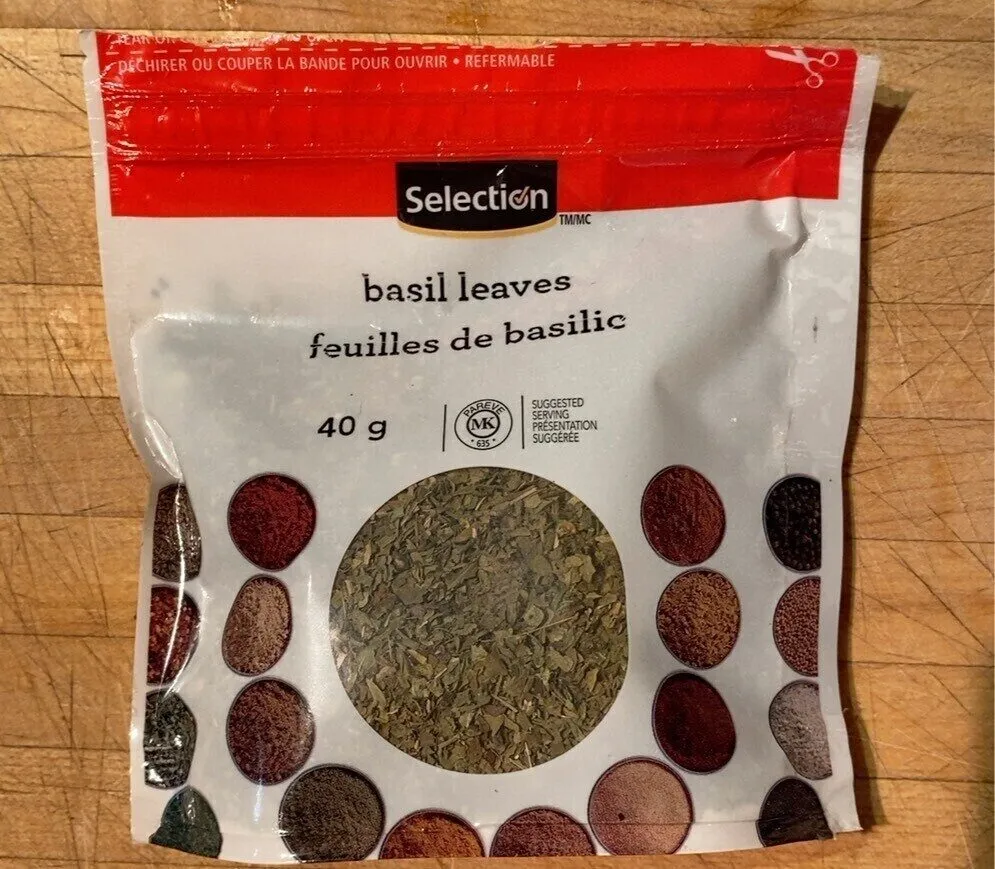 Feuilles de basilic