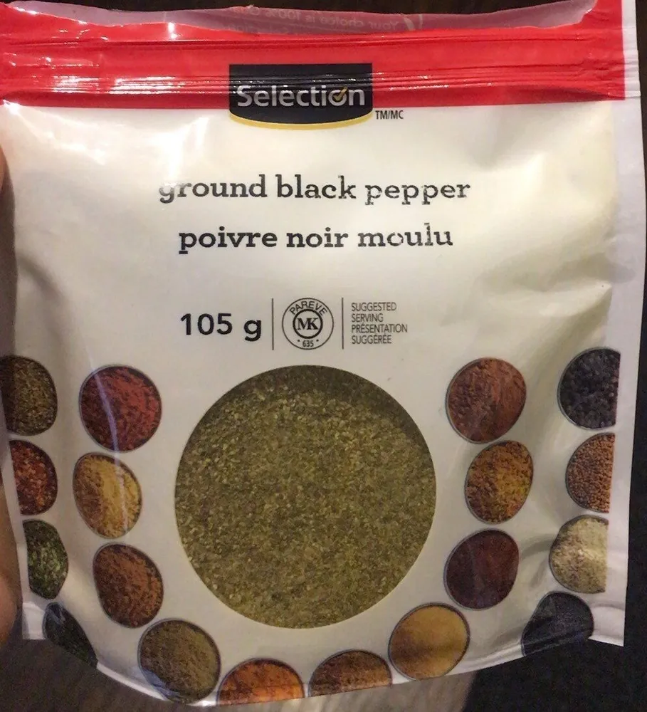 Ground black pepper