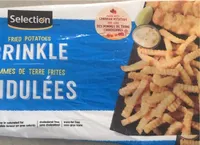 Pomme de terre frites ondulées
