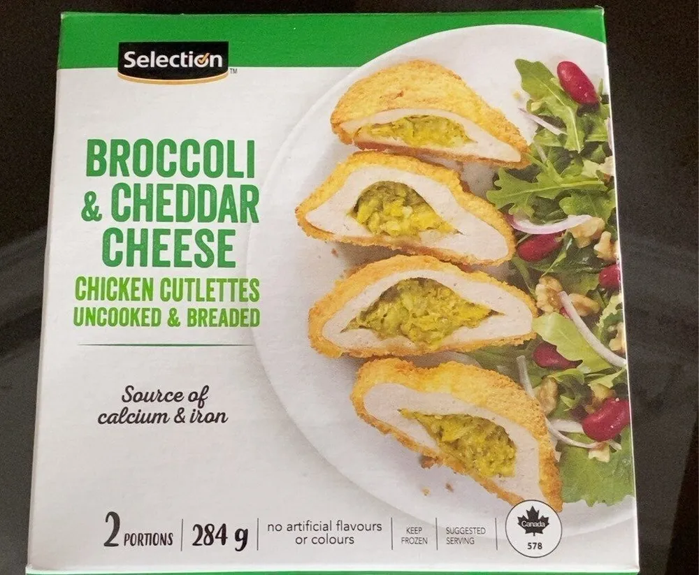 Escalopettes de poulet Brocoli & fromage