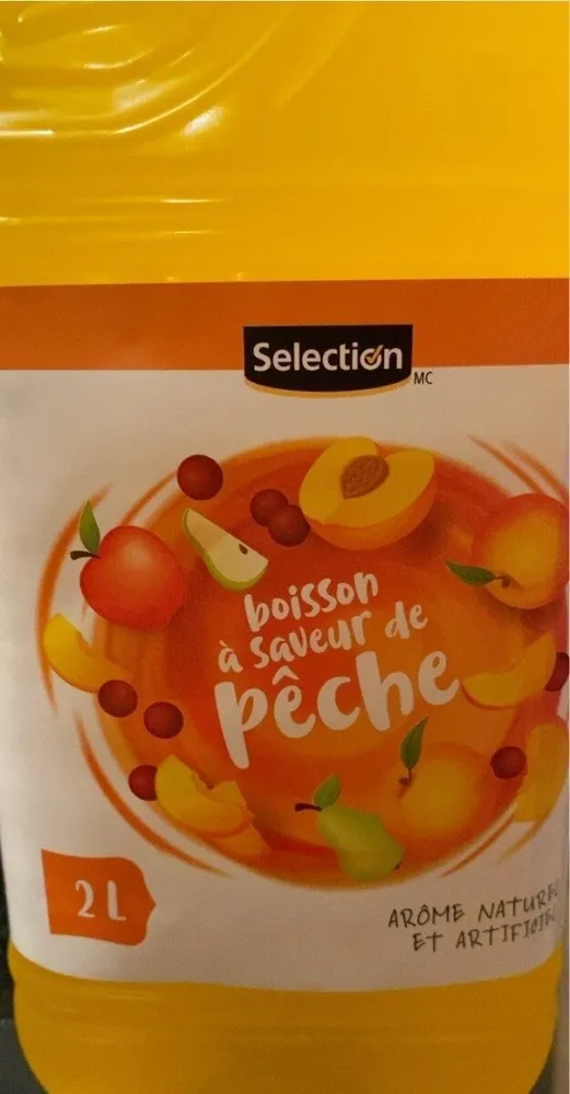 Boisson saveur de pêche