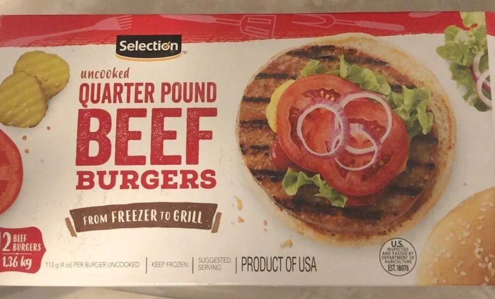 Quart de livre de boeuf burger