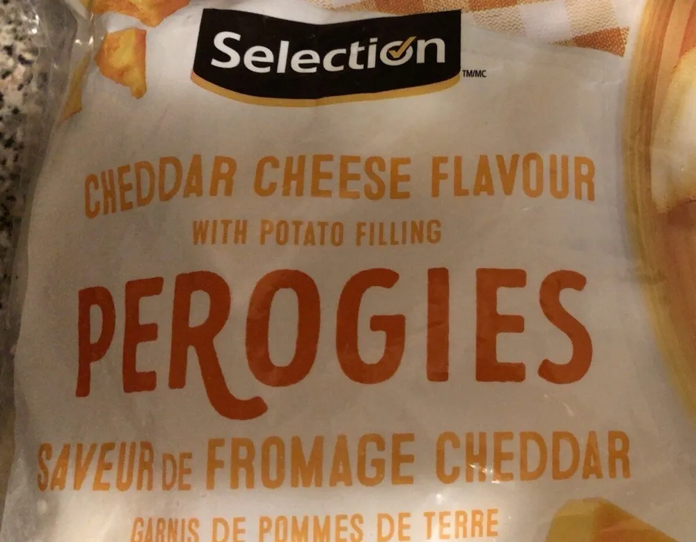 Perogies cheddar cheese