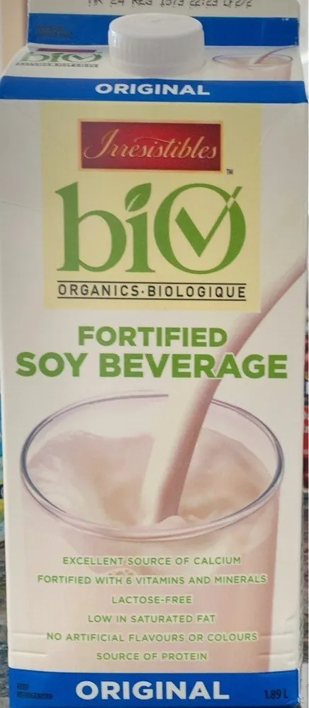 Fortified soy beverage