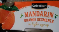 Section de mandarines