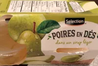 Poires en dés