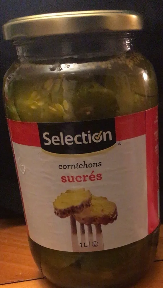 Cornichons sucrés
