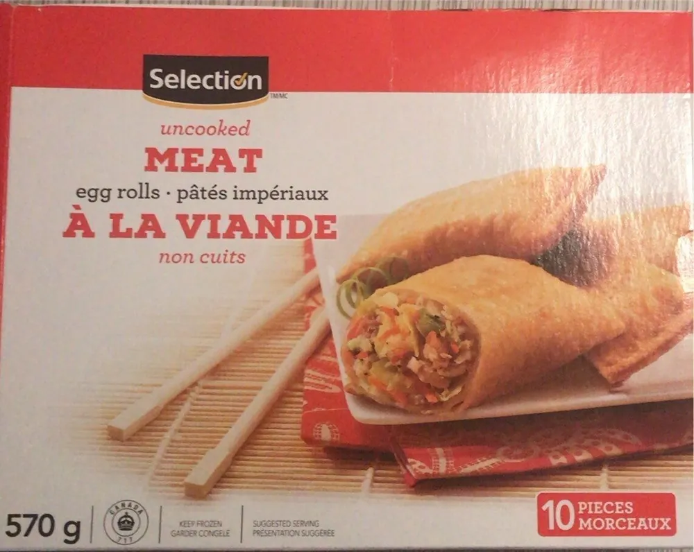 Egg rolls a la viande