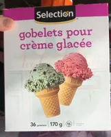 Gobelets pour creme glacée