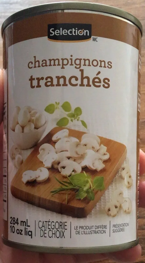 Choignons tranchés