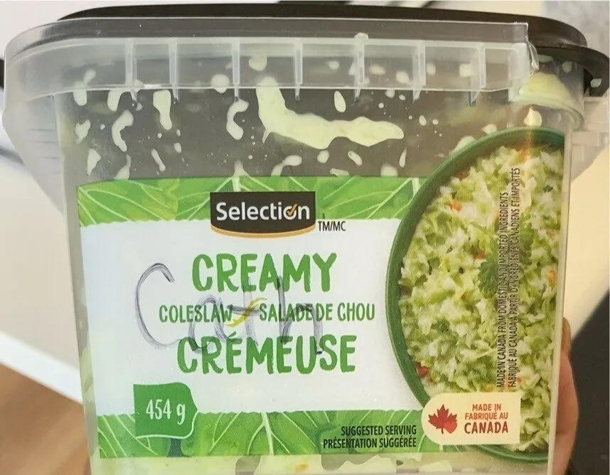 Salade de chou crémeuse