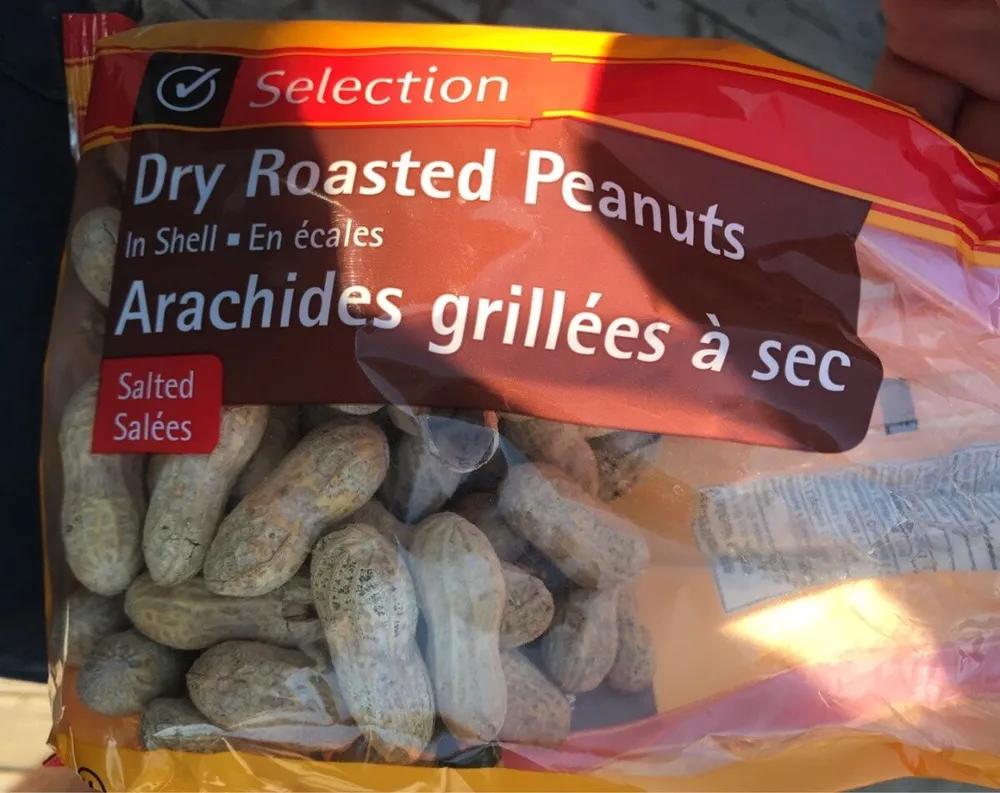 Arachides grillees a sec