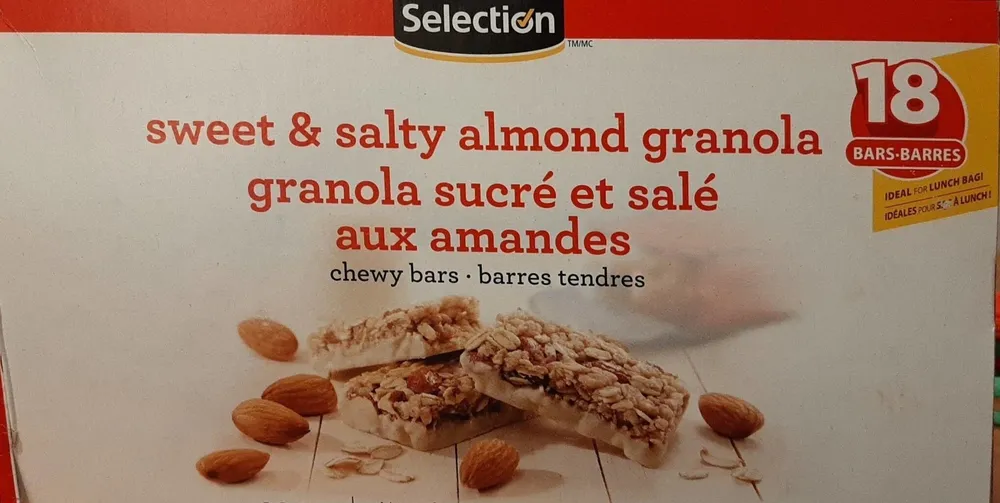 Granola sucré et salé aux amandes