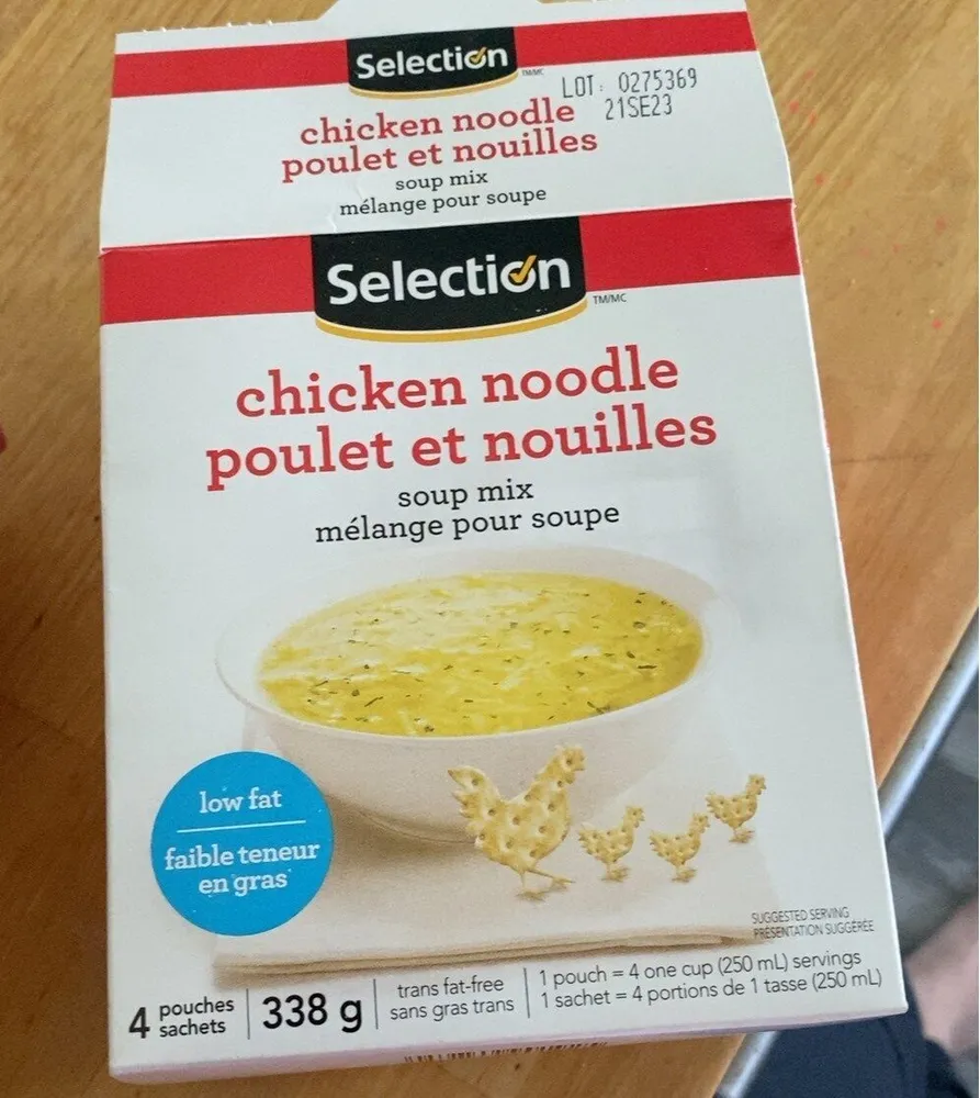 Poulet et nouille