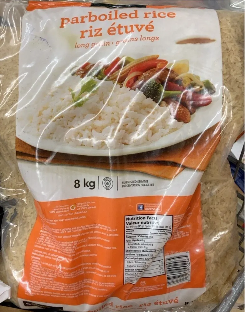 Riz etuvé