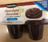 Snack pudding chocolat
