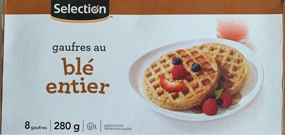 Gaufres au blé entier