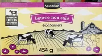Sélection Beurre non salé