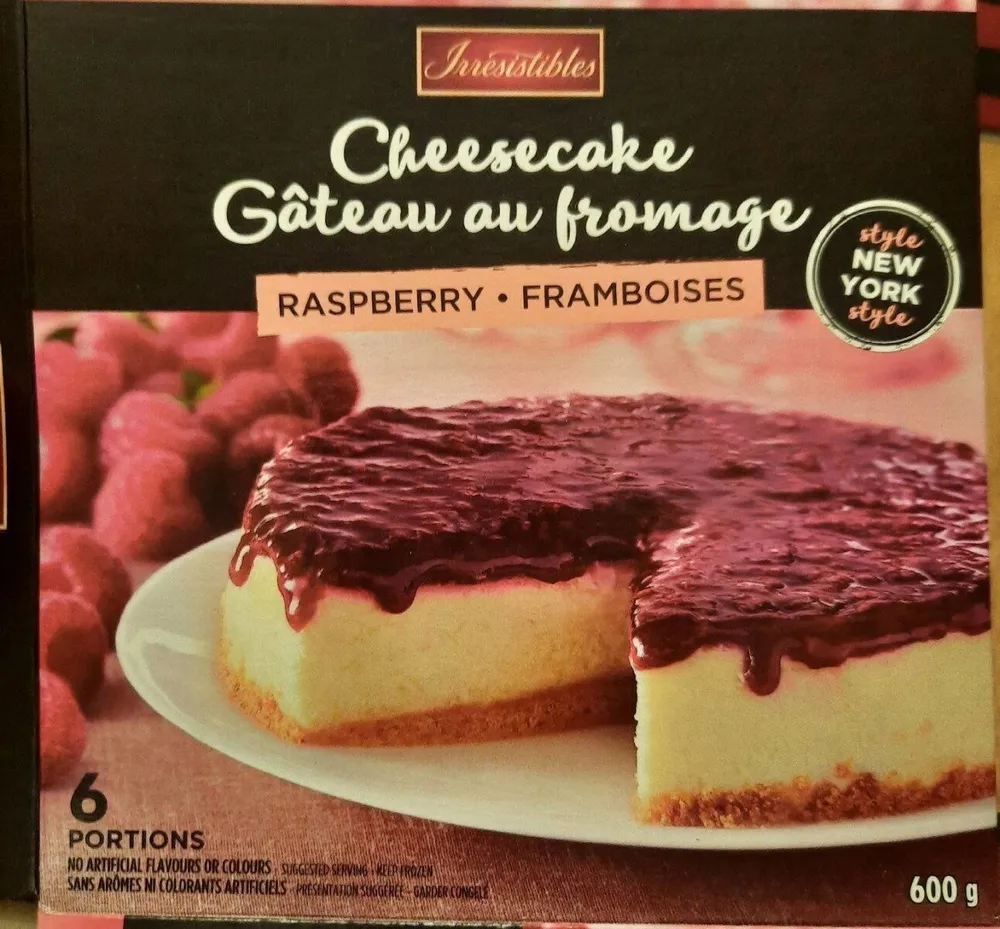 Gâteau au fromage - Framboises