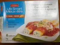 Life Smart cheese and spinach canneloni