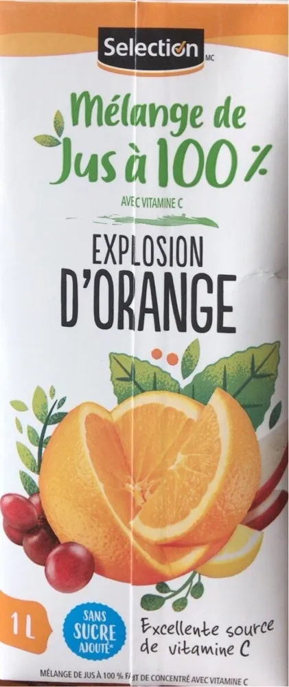 Melange de jus a 100%