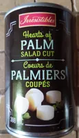 Cœurs de palmiers coupés