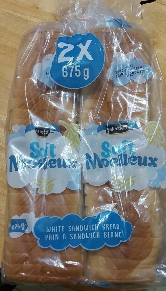 Pain à sandwich blanc