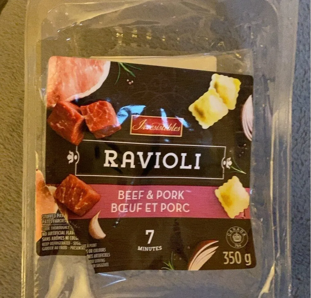 Ravioli boeuf et porc