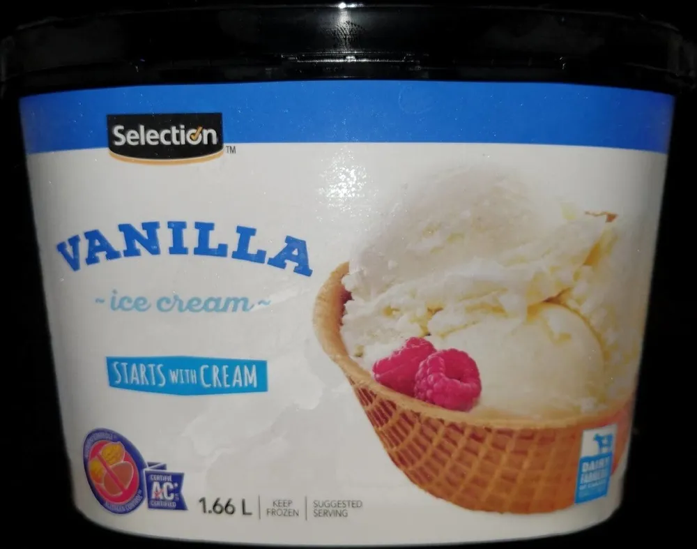 Vanilla ice cream