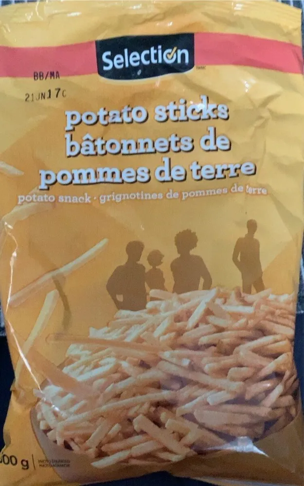 Bâtonnets de pommes de terre
