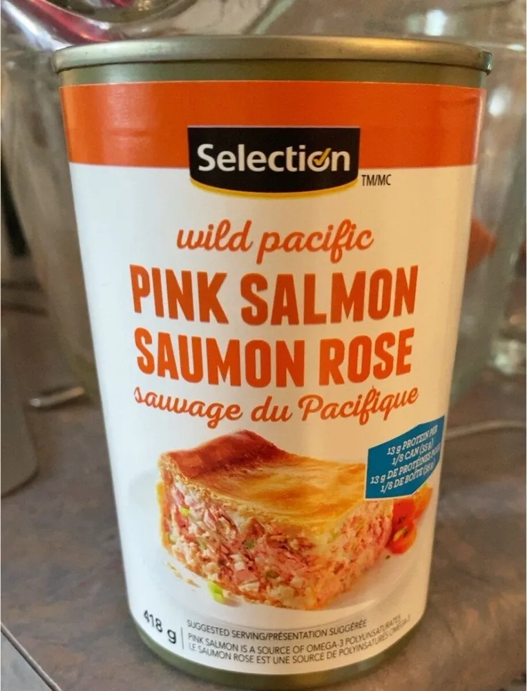 Saumon rose sauvage du pacifique