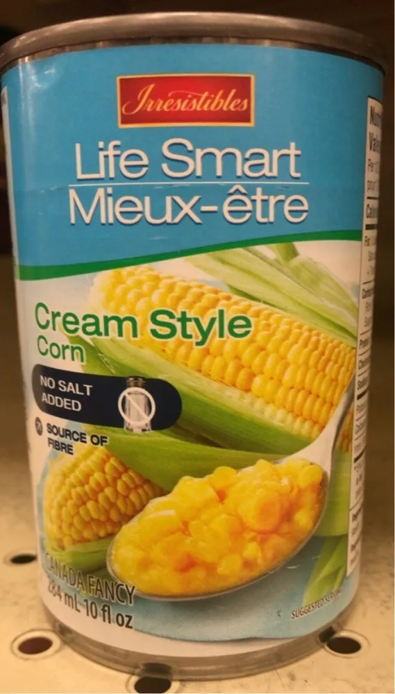 Creamy style corn