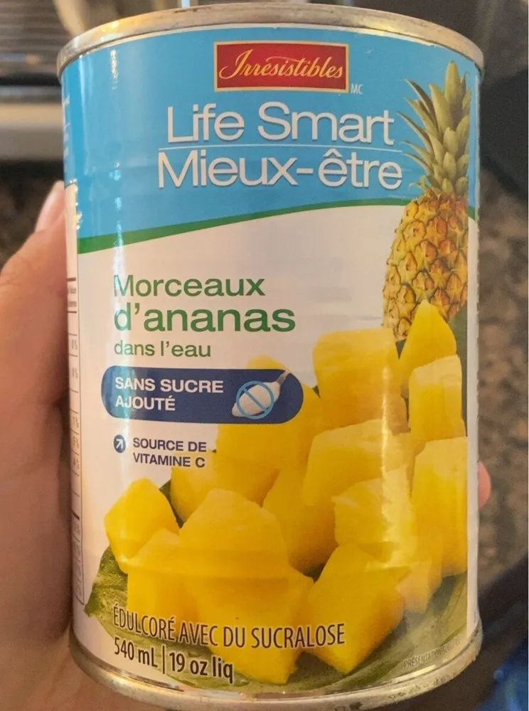 Morceaux d’ananas