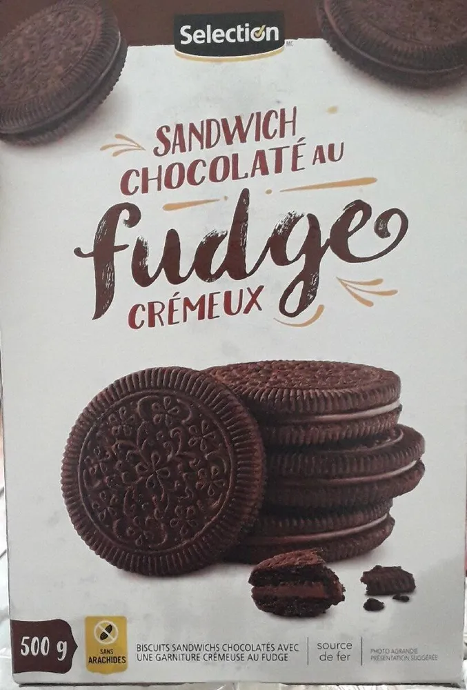 Sandwich chocolaté au fudge crémeux