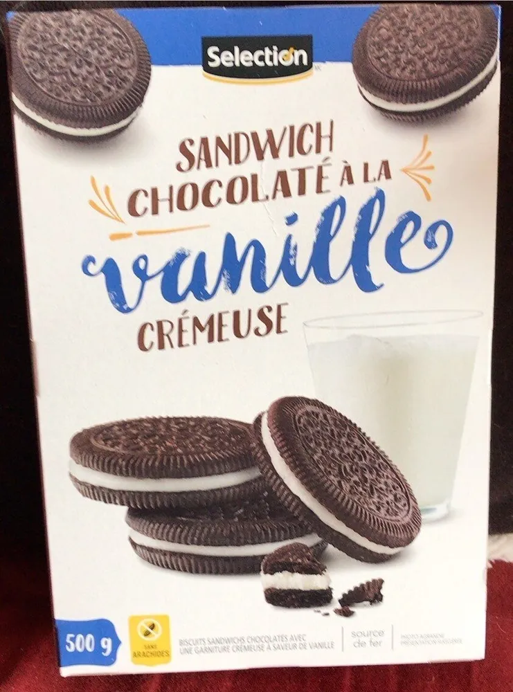 Sandwich chocolaté à la vanille crémeuse