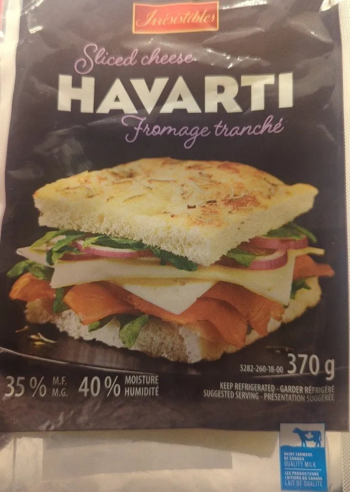 Fromage tranché havarti