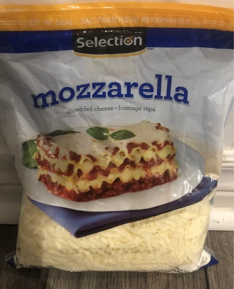 Mozzarella fromage râpé