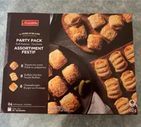 Les hors d’oeuvre feuilletés assortiment festif