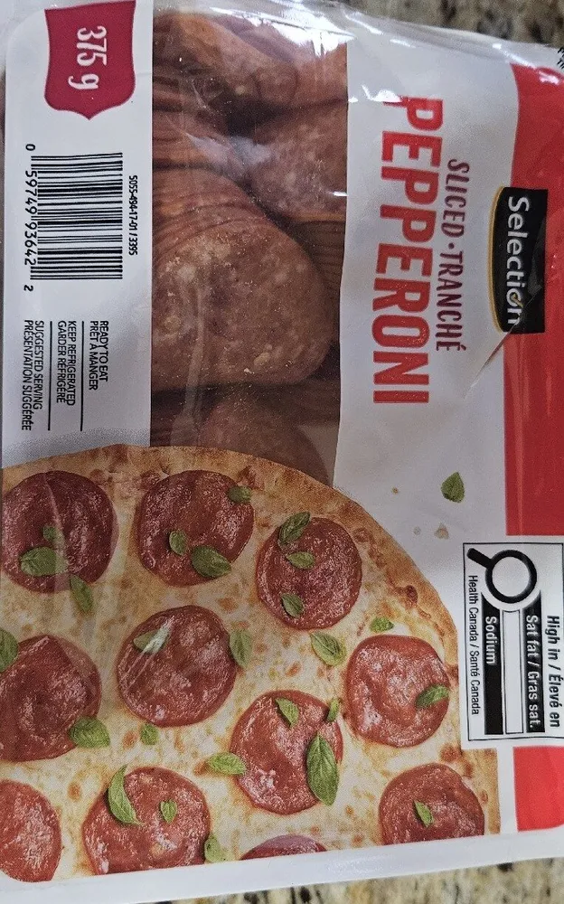 Pepperoni tranché