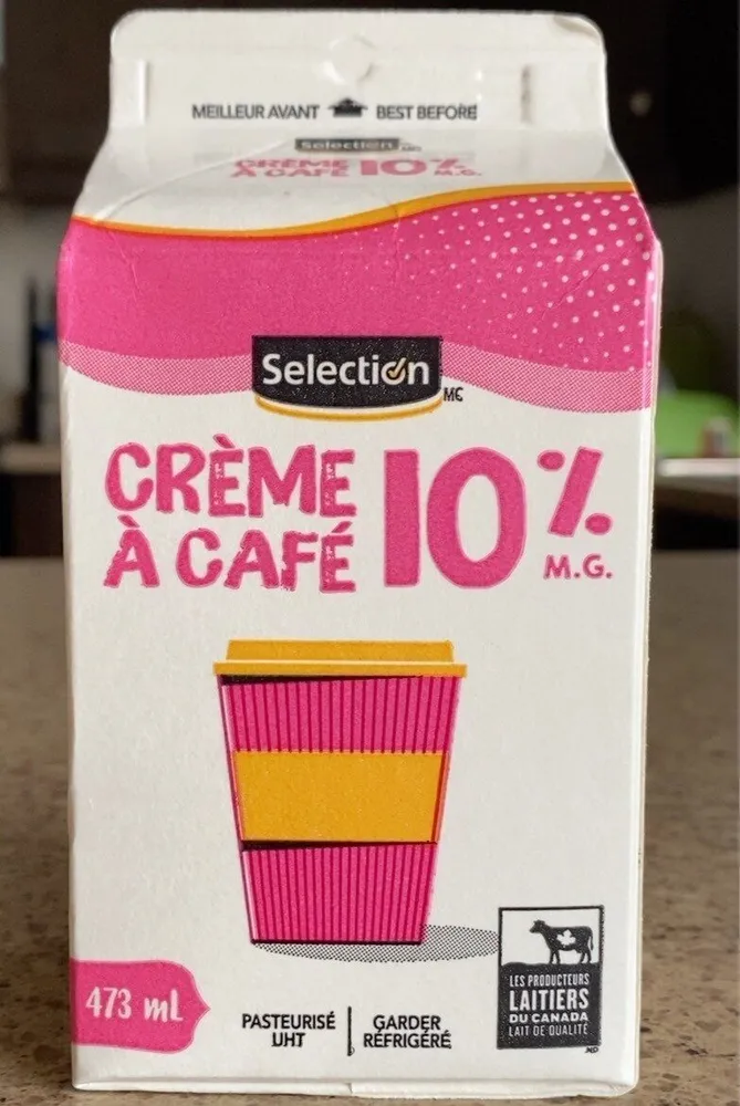 Crème à café 10%