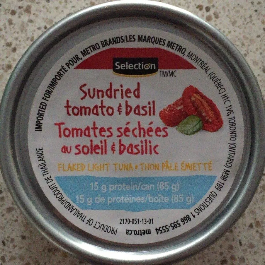 Thon aux tomates séchées