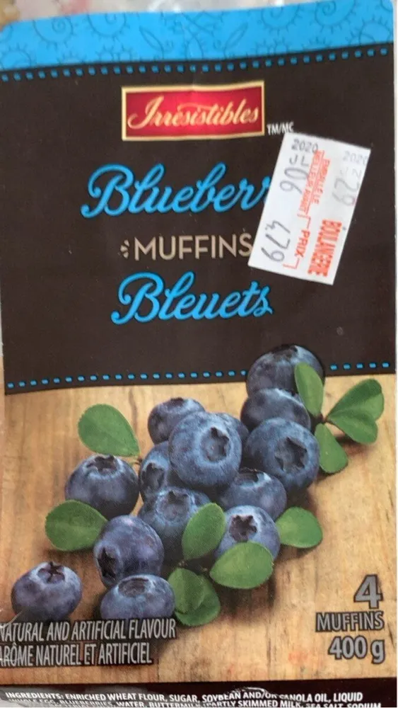 Muffins aux bleuets