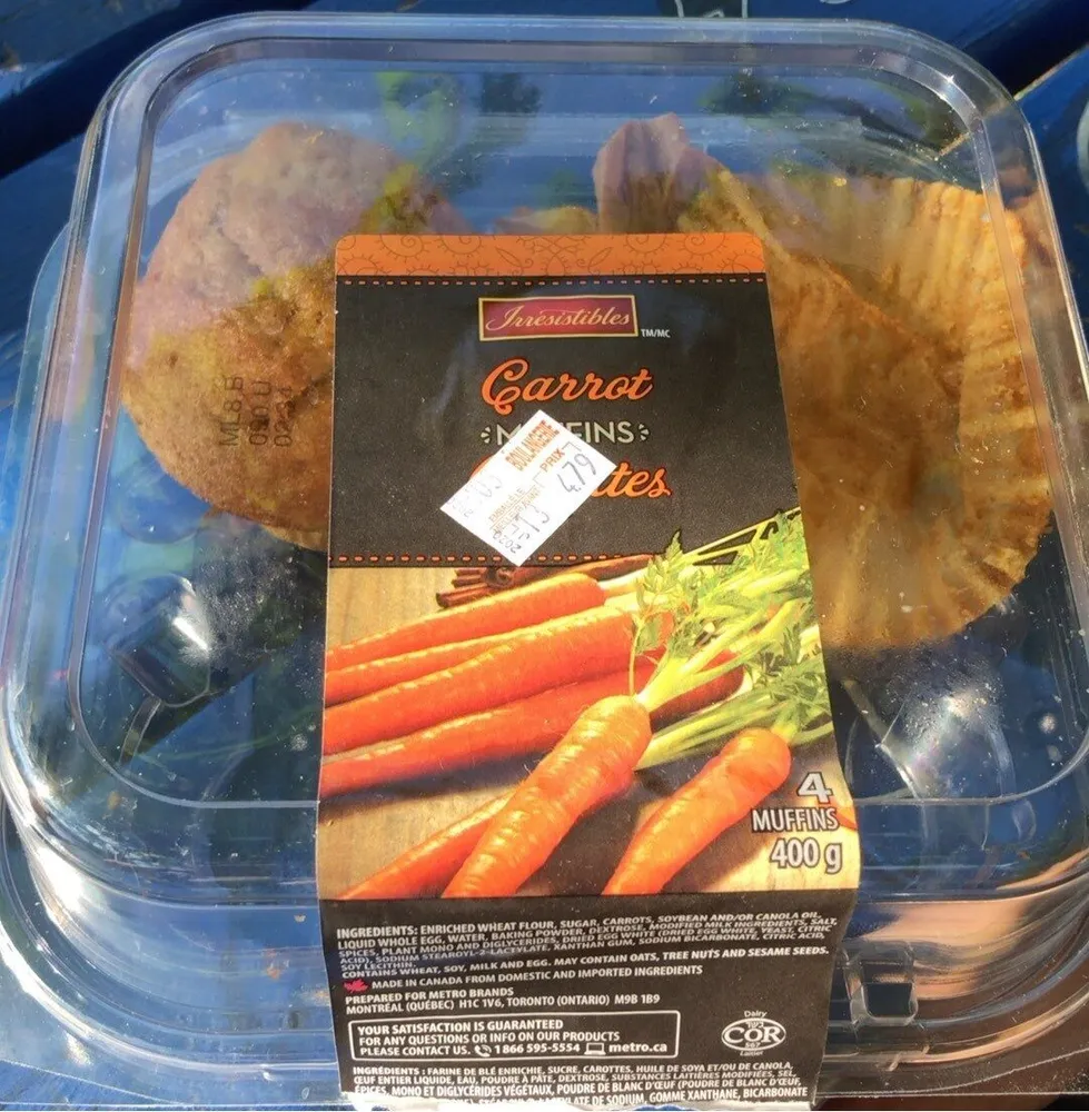 Muffins carrottes