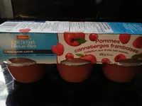 Comptes pommes canneberges framboises