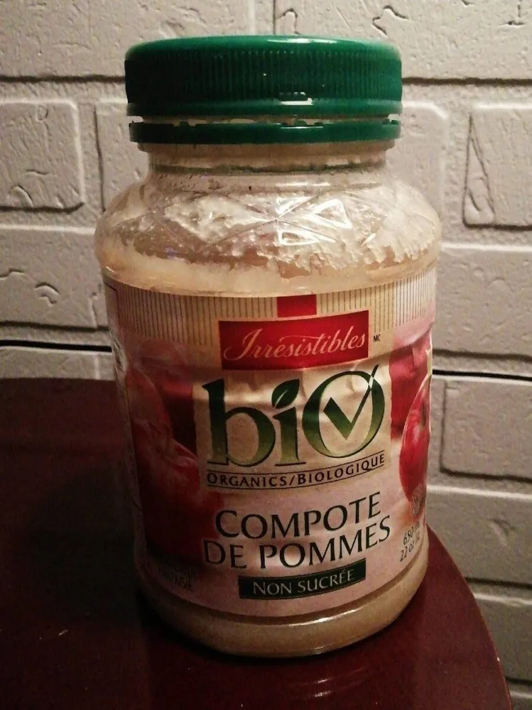 Compote de pommes non sucrée
