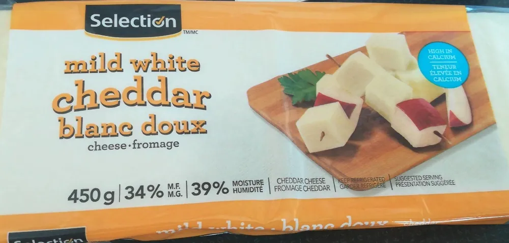 Cheddar blanc doux