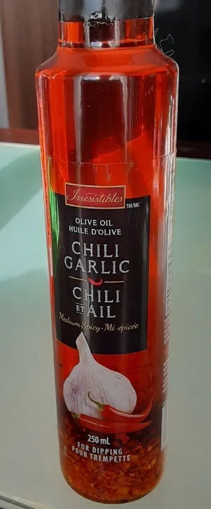 Huile d'olive chili et Ail